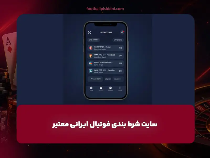 سایت شرط بندی فوتبال ایرانی معتبر